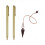 Retractable Dowsing Rod + Cone Pendulum Kit Metal Dowsing Rod for Water Treasure Finding Tools A 1