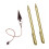 Retractable Dowsing Rod + Cone Pendulum Kit Metal Dowsing Rod for Water Treasure Finding Tools A 5