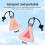 High Brightness Reflective Pendant Bicycle Night Riding Triangle Warning Pad 5