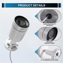 5MP 4x Auto-Zoom PoE Bullet Camera met Kleurennachtzicht en 108 Brede Kijkhoek Beveiligings-IP-Camera voor Buiten