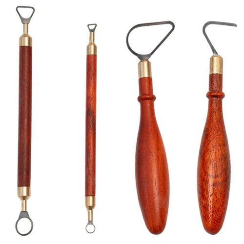 Pottery Repair Tools Tungsten Steel Texture Ring DIY Ceramic Sculpture Scraping Texture Carving Tools