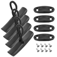 Set di 4 Maniglie Ergonomiche per il Trasporto di Kayak con Cordino Intrecciato Antiscivolo per Barche e Canoe.