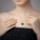 Women's Clavicle Necklace Simple Acrylic Pendant 8