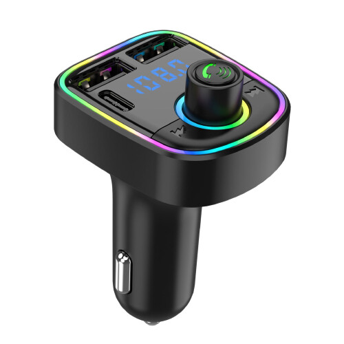 USB-C Bluetooth Car Adapter with Charging and MP3 Player 1