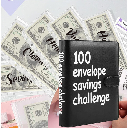 Pasta para Desafio de Economia YZhouD com 100 Envelopes 1