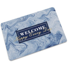 Bienvenido a casa - Alfombra navideña personalizada antideslizante