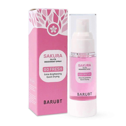 BARUBT Sakura Gluta Deodorant Spray - Long Lasting, 120ml