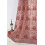 Sheer Pink Jacquard Curtains Farmhouse Style 2-Panel Set 3
