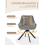 (Light Grey, Set of 4) GOEURVANT Dining Chairs 12