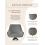 (Light Grey, Set of 4) GOEURVANT Dining Chairs 11