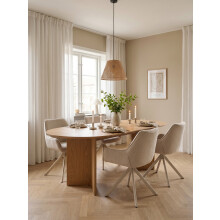 (Beige, Set of 6) GOEURVANT Dining Chairs