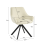 (Ivory, Set of 2) Swivel Dining Chairs with Velvet Fabric, Armrests, Ergonomic Backrests - GOEURVANT 10