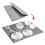 Large Stone Dish Drying Mat, Suitable for Kitchen Countertops, Foldable, Quick-Drying, Stylish Diatomaceous Earth 4