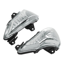 Motorcycle Front Turn Signal Lights Lens Blinker Indicator for ER6N ER6F ER6R 2009-2011 Accessories Clear Lens