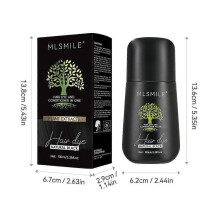 (DARK BROWN) MLSMILE Plant Extract Hair Dye - No Mix Formula & Gray Coverage