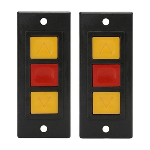 2Pcs Garage Door Opener, for Electric Door Roll  , Mounted Concealed Button 1