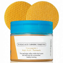 Dr.melaxin Kojic Acid Turmeric Pads - Dark Spot Exfoliating Toner Pads 70 Count