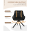 (Black, Set of 2) GOEURVANT Dining Chairs 11
