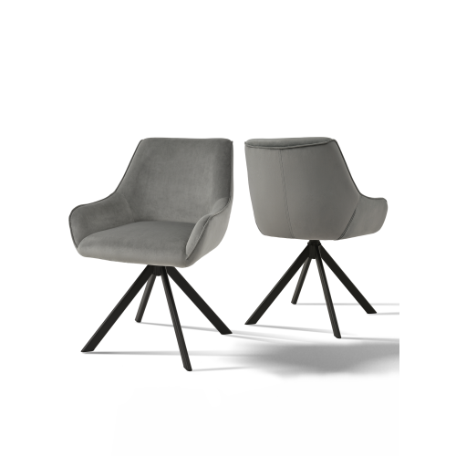 (Light Grey, Set of 2) GOEURVANT Dining Chairs 2