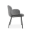(Grey, Set of 2) GOEURVANT Fabric Dining Chairs, Ergonomic Upholstered Accent Chair with Armrests & Metal Legs 6