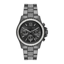 Michael Kors MK6974 Everest Chronograph Black Grey Ladies Watch