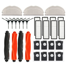 For Mova S20 Ultra Vacuum Accessories Main Roller Side Brush Hepa Filter Mop Cloth Dust Bag Accessories(32pcs)