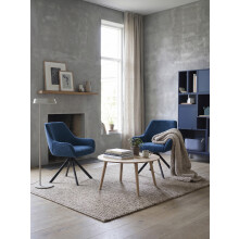 (Blue, Set of 4) GOEURVANT Swivel Dining Chairs