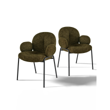 (Tudor Brown, Set of 2) GOEURVANT Dining Chairs