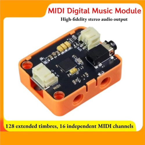 Modulo Musicale Digitale MIDI General MIDI 2.0 con 128 Suoni per , ESP32, Microbit e per Raspberry Pi. 2