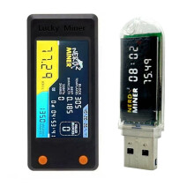 Nerdminer V2 78KH/S BTC Solo Loterij Miner+LV03 74KH/S met LCD-Scherm Bitcoin BTC Crypto Miner ASIC Miner Stille Miner