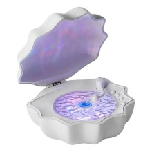 Moana Schelp Luidspreker Schelp Lamp Draadloze Luidspreker Subwoofer Slapende Bureau Ornamenten Cadeau voor Vrienden Wit