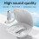 -Vertaalheadset, Oorgemonteerde Open Vertaalheadset, 144 Talen, Vertaalheadset, Zwart 3