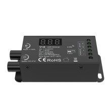 Dual-Knopf-Konstantspannungs-LED-Dimmer 1CH X 20A Kabellose Fernbedienung Numerische Anzeige CV-Controller V1-B