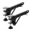 2 Pièces Support Pliable Clavier D'Ordinateur Support D'Extension de Bureau Support de Bras de Clavier Support de Bureau Pliant pour Moniteur 1