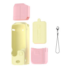 Silicone Protective Cover for Osmo Pocket 3 Handle Soft Sleeve Anti-Scratch Portable Protector Housing Shell A