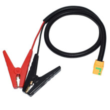 For to XT90 Anti Spark Conncters Cable with 12V Battery Alligator Clips 10AWG Cable for Battery Charge 12FT