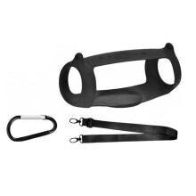 Case Cover for Charge 5 Speaker, Travel Carrying Protective with Shoulder Strap and Carabiner Black