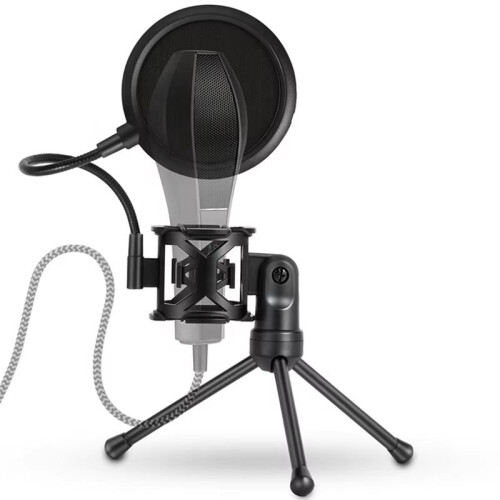 Professional Microphone Tripod Stand Isolation Shield Filter for Recording Maximum Isolation From Handling Vibration 1