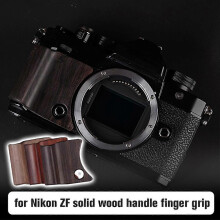 (1 pcs, rosewood) Suitable For Nikon ZF Solids Wood Handle Finger Grip GOOD HOT GX