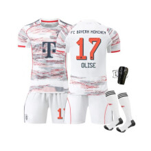 (#9 KANE, 26#) (#17 OLISE, 26#) (#17 OLISE, L) 25-26 Bayern away Football Jersey for Kids and Adults