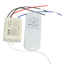 Interruptor InaláMbrico de Encendido/Apagado, 1 VíA, 220V, Interruptor de Control Remoto, Receptor, Transmisor, Controlador, LáMpara, Piezas de
