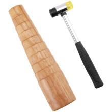 DIY Jewelry Tool Set with Wooden Mandrel and Dual-Head