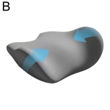 (Gray) Lumbar Pillow Lumbar Flat Artifact Lumbar Chair Back Support for Office Chair