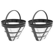 Lot de 2 filtres à café réutilisables n 4 pour cafetière Ninja Filter, compatibles avec les cafetières à filtre de 8 à 12 tasses.