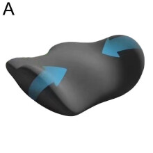 (Black) Lumbar Pillow Lumbar Flat Artifact Lumbar Chair Back Support for Office Chair