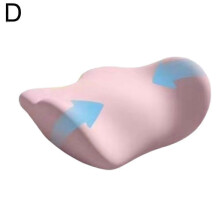 (Pink) Lumbar Pillow Lumbar Flat Artifact Lumbar Chair Back Support for Office Chair