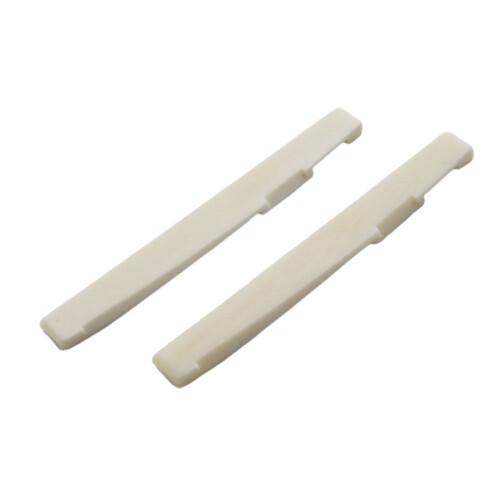 Acoustic Guitar Bone Bridge Saddle and Nut Set 72mm 43mm 1