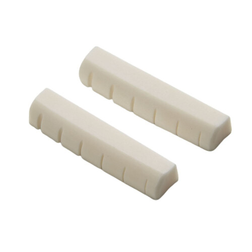 Acoustic Guitar Bone Bridge Saddle and Nut Set 2x4 pcs 2