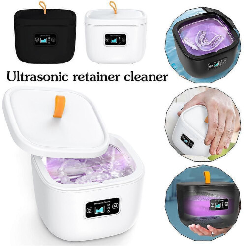 (Black EU Plug) Ultrasonic Cleaner for Home Use UV Automatic Cleaning Machine 2