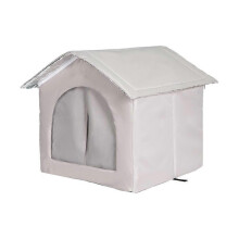 Outdoor Cat House, Oxford Cloth Cat Nest, Easy Assembly Weatherproof Stray Cats Shelter for Community/outdoor Cats